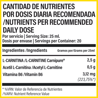 CARNI CELL INFO NUTRICIONAL